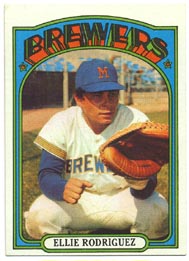 1972 Topps Baseball Cards      421     Ellie Rodriguez